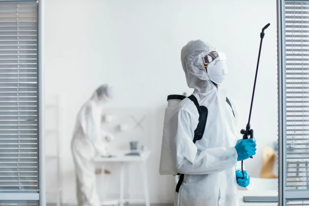 people disinfecting together dangerous area 1536x1024